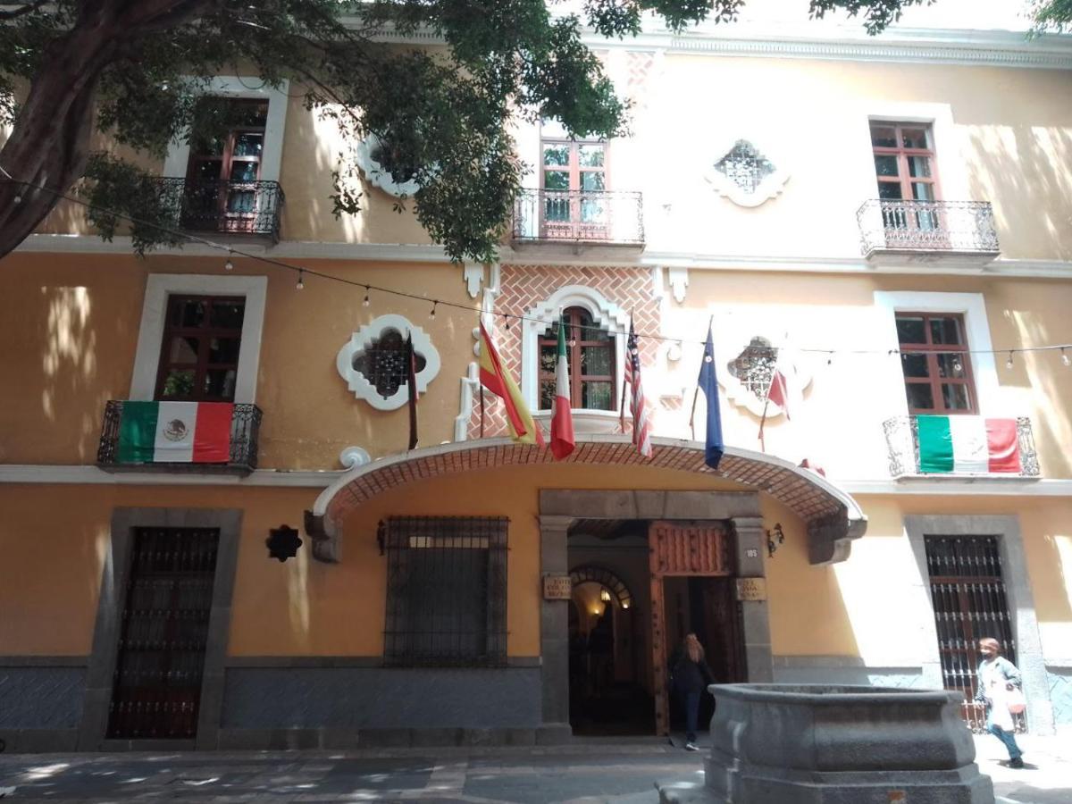 Hostal Azul Puebla Barrio El Alto Exterior foto