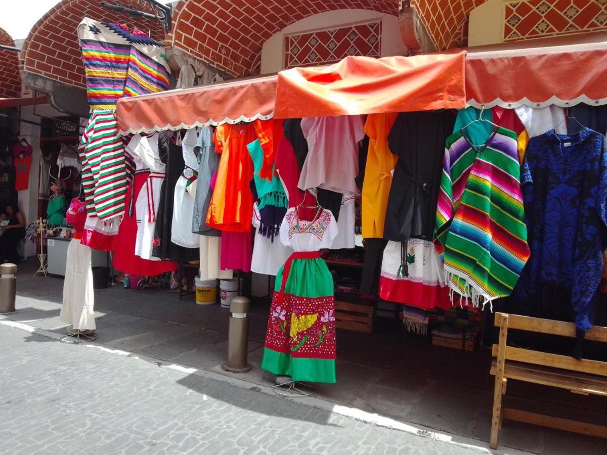 Hostal Azul Puebla Barrio El Alto Exterior foto