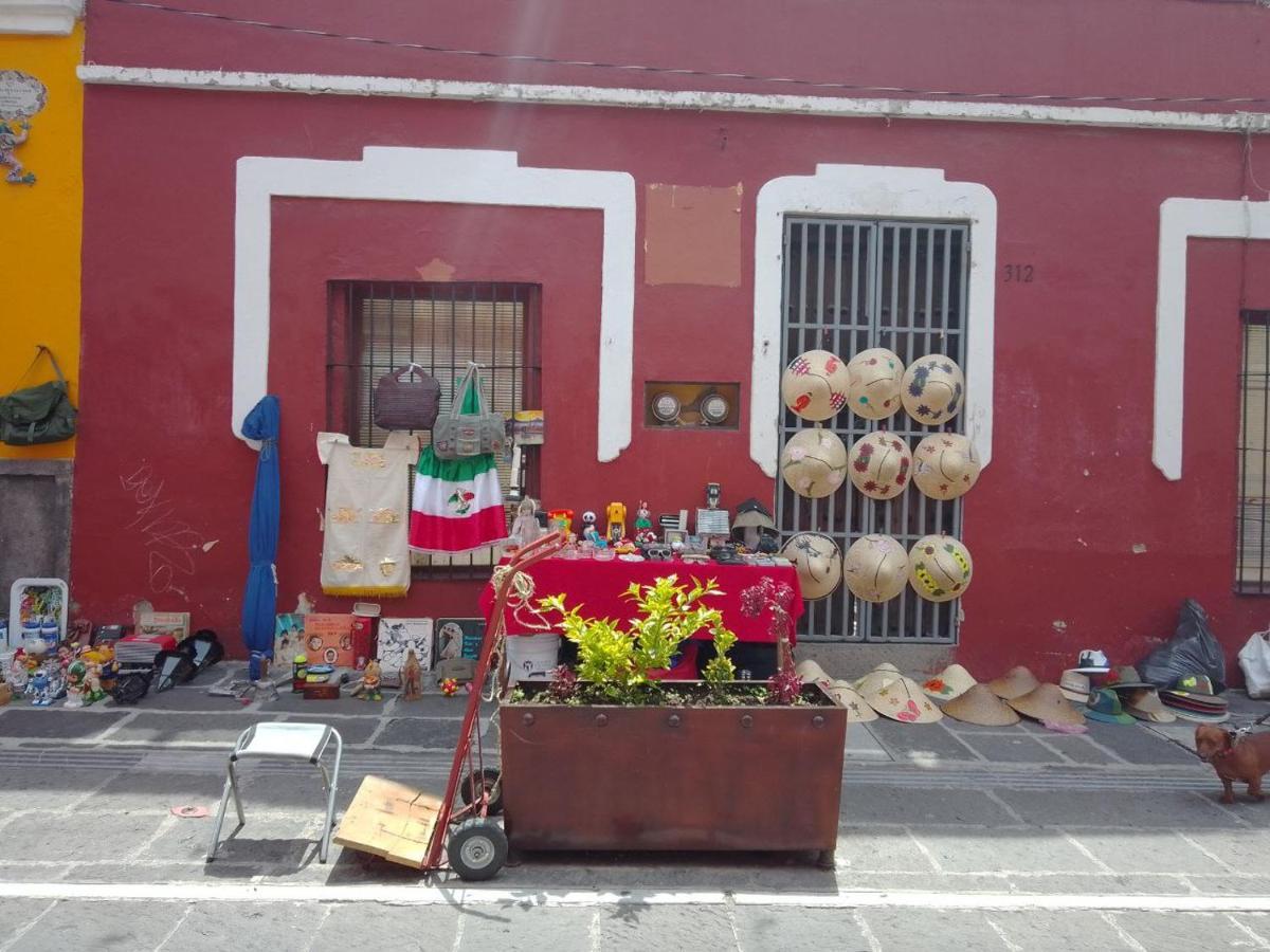 Hostal Azul Puebla Barrio El Alto Exterior foto
