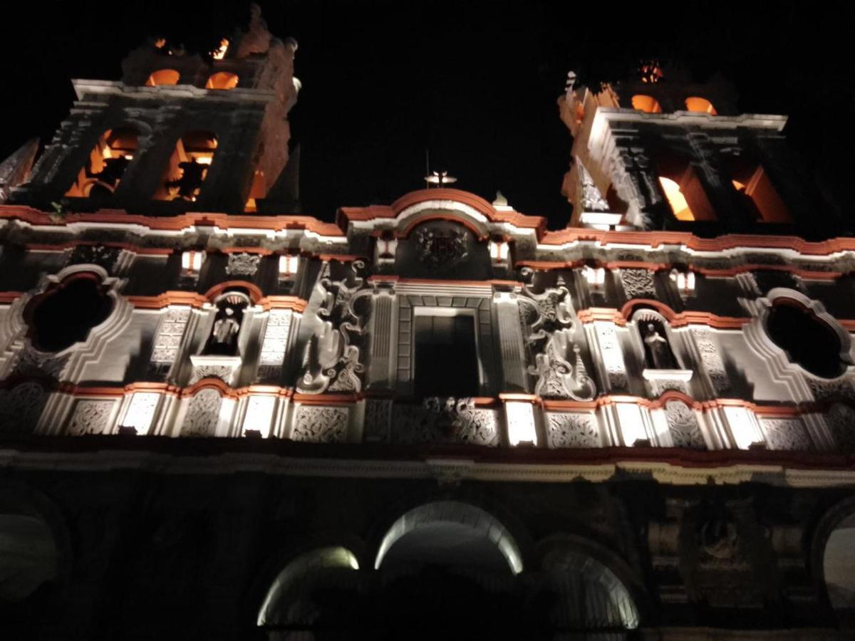 Hostal Azul Puebla Barrio El Alto Exterior foto