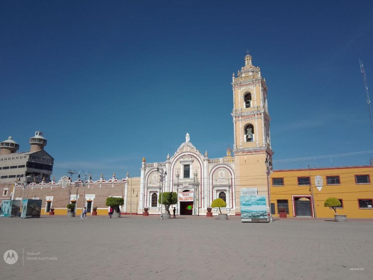 Hostal Azul Puebla Barrio El Alto Exterior foto